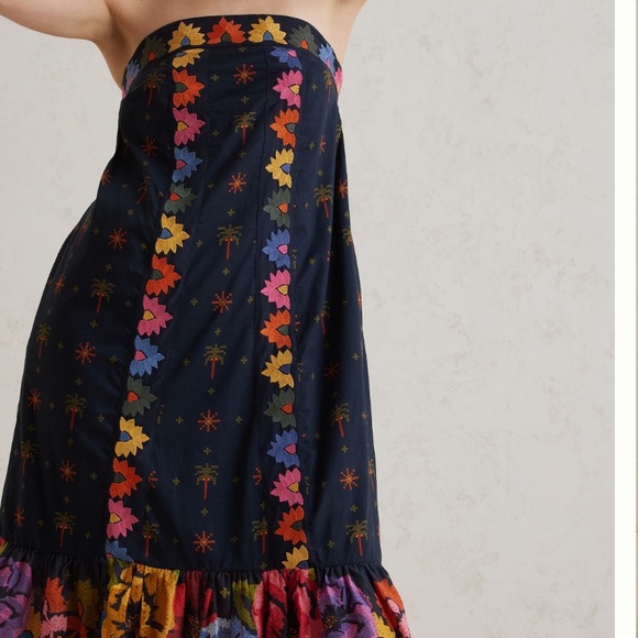 Anthropologie farm rio embroidered maxi dress - Picture 7 of 16